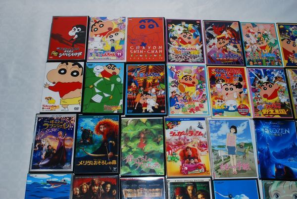 現状品] クレヨンしんちゃん ジブリ ディズニー など DVD まとめ 38点