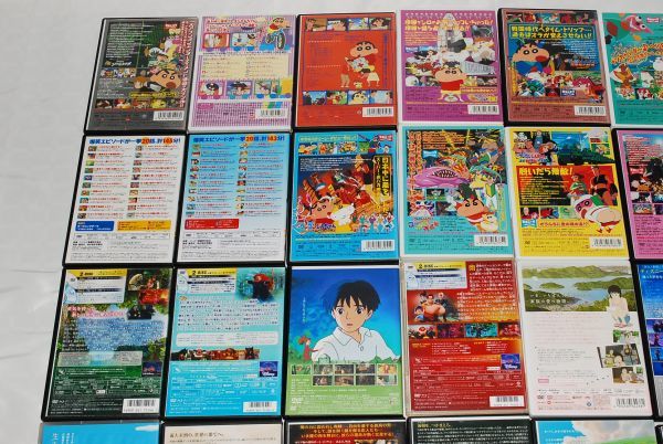 現状品] クレヨンしんちゃん ジブリ ディズニー など DVD まとめ 38点