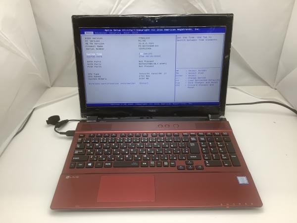 ジャンク!NEC PC-NS700GAR-E3○Core i7 7500U 2.7G 8G