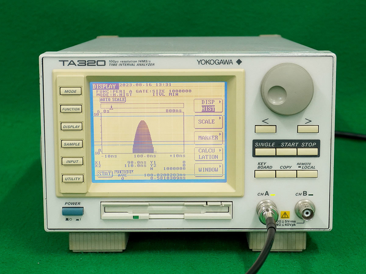 横河電機 タイムインターバルアナライザ TA320 TIME INTERVAL ANALYZER