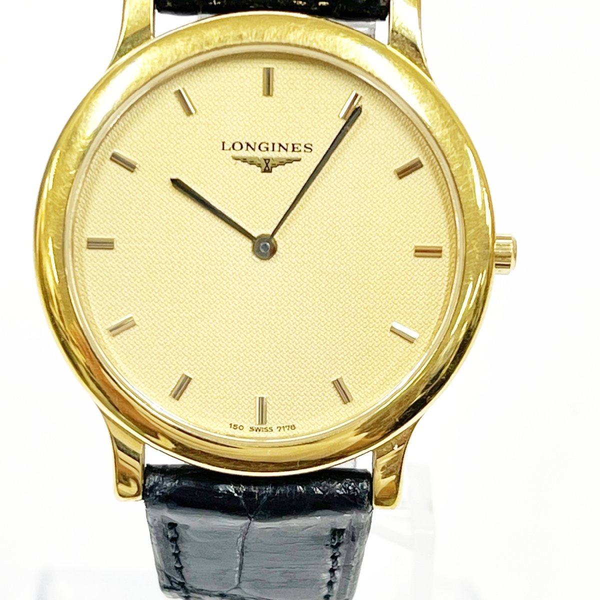 1円スタート】【アンティーク】LONGINES ロンジン GP×革ベルト