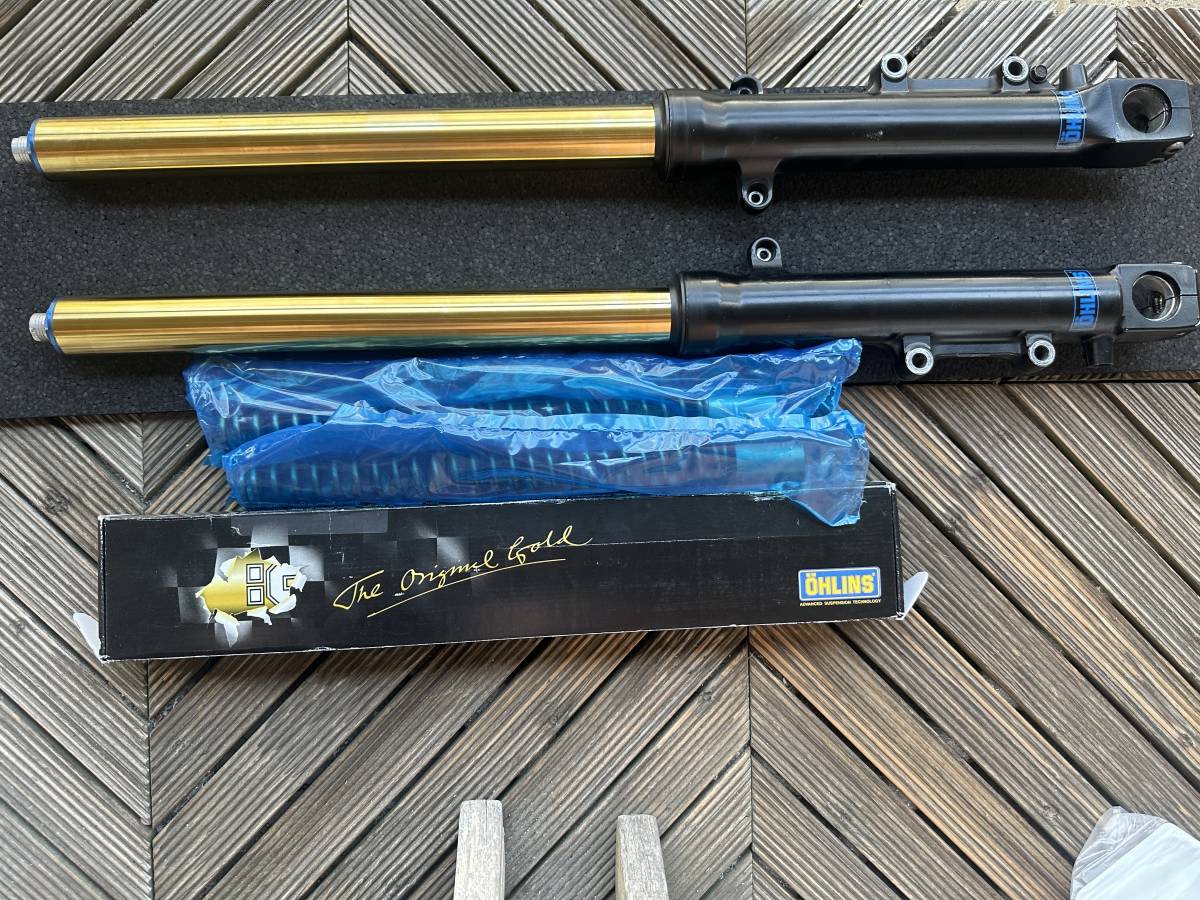 ZRX1100フロントフォークOH済 オーリンズスプリング、ブレンボキャリパー＆サポートSet