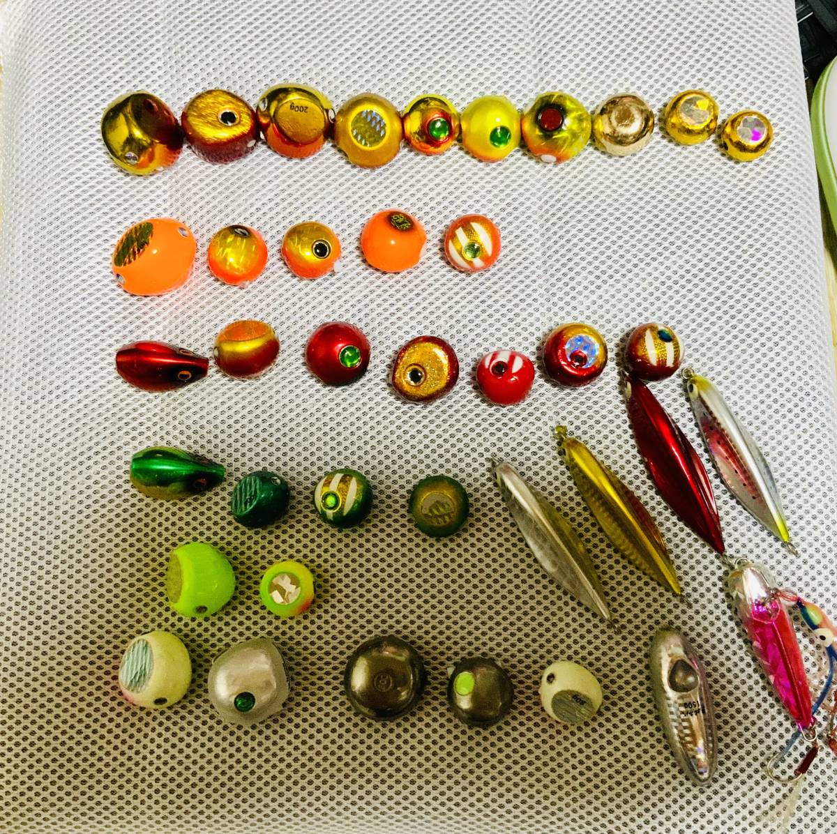 タイラバ多数セット約38個80g〜300g