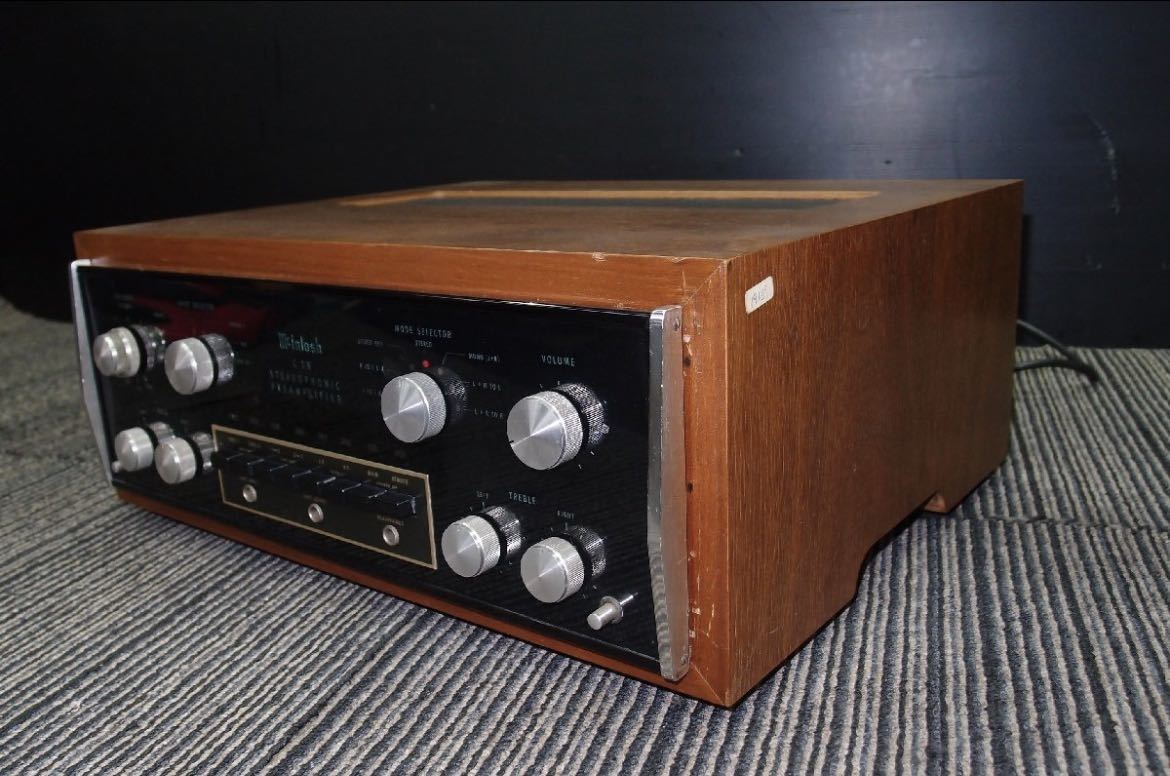 動画有 名機 McIntosh C28 プリアンプ マッキントッシュ アンプ 動画