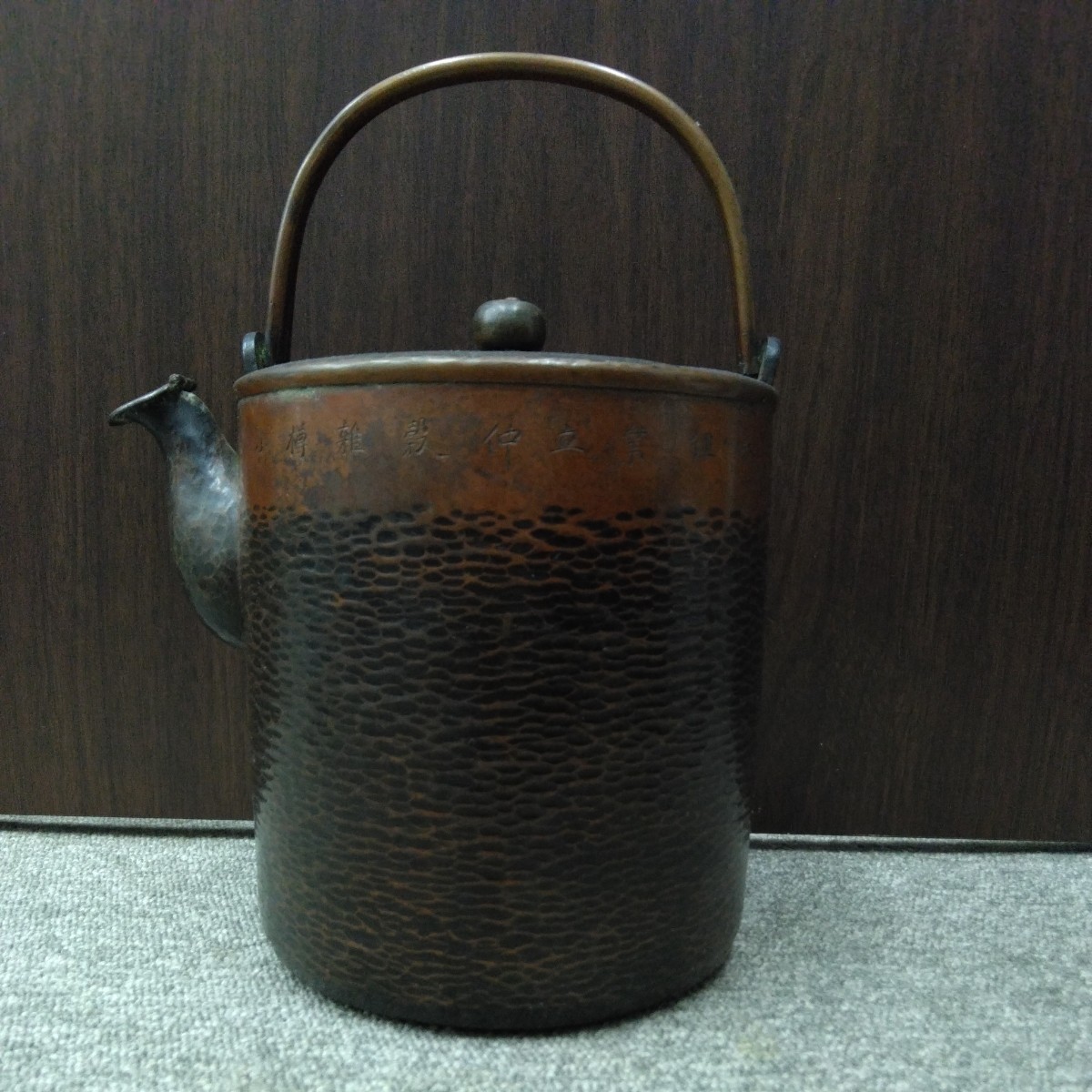 ③ 蝋型師 元威 二上常太郎 六角香炉 金塗香炉 牡丹獅子 唐獅子 鳳凰耳