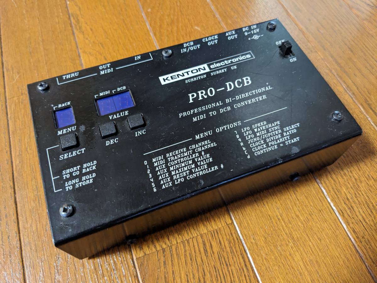 KENTON electronics Pro-DCB 希少 MIDI/DCBコンバーター