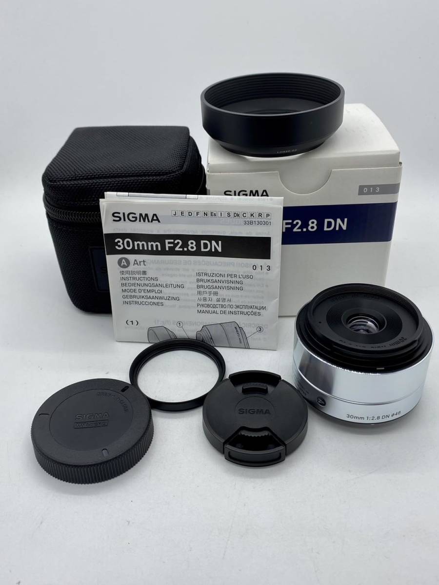 SIGMA 単焦点レンズ Art 30mm F2.8 DN シルバー マイクロフォーサーズ
