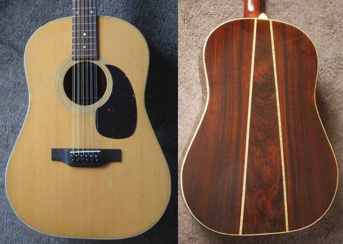 レア物・Morris Special スロッテッドヘッドの12弦ギター 70s Morris