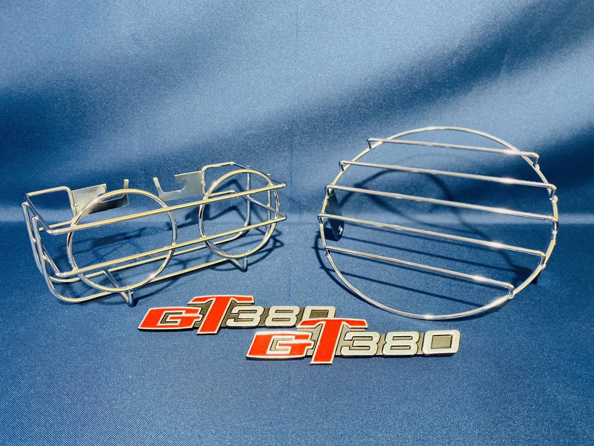 お得！！ 3点セット GT380 エンブレム テールガード ライトガード