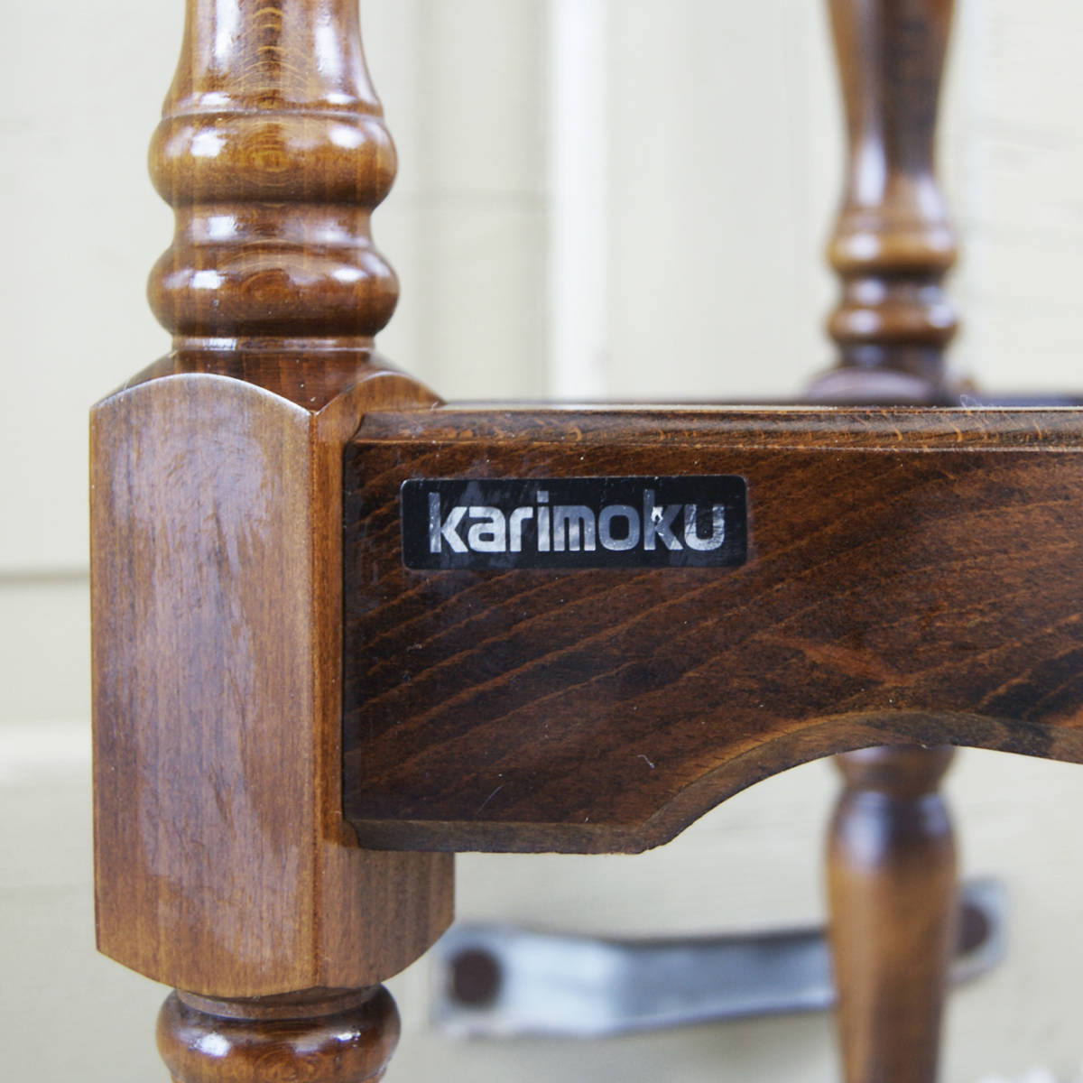 5320【カリモク karimoku コロニアル 飾台 オブジェ台 花台 コンソール