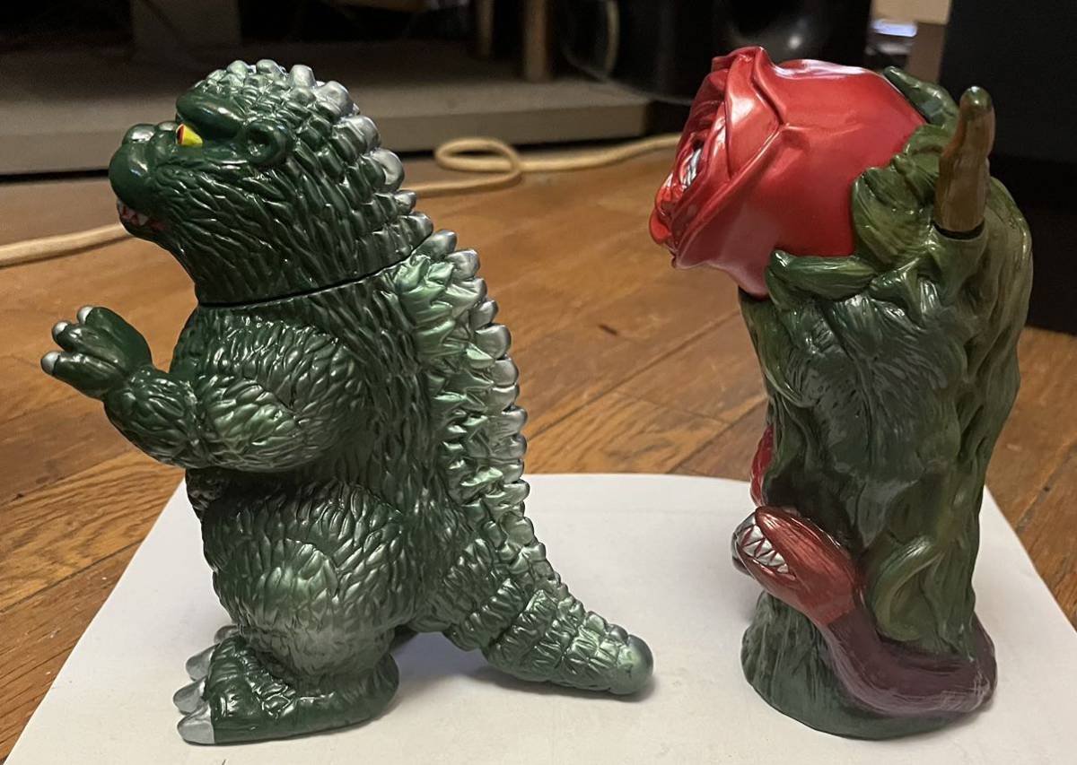 ゴジラ トイパイレーツ製 ソフビ ゴジラ VSビオランテ 怪獣 