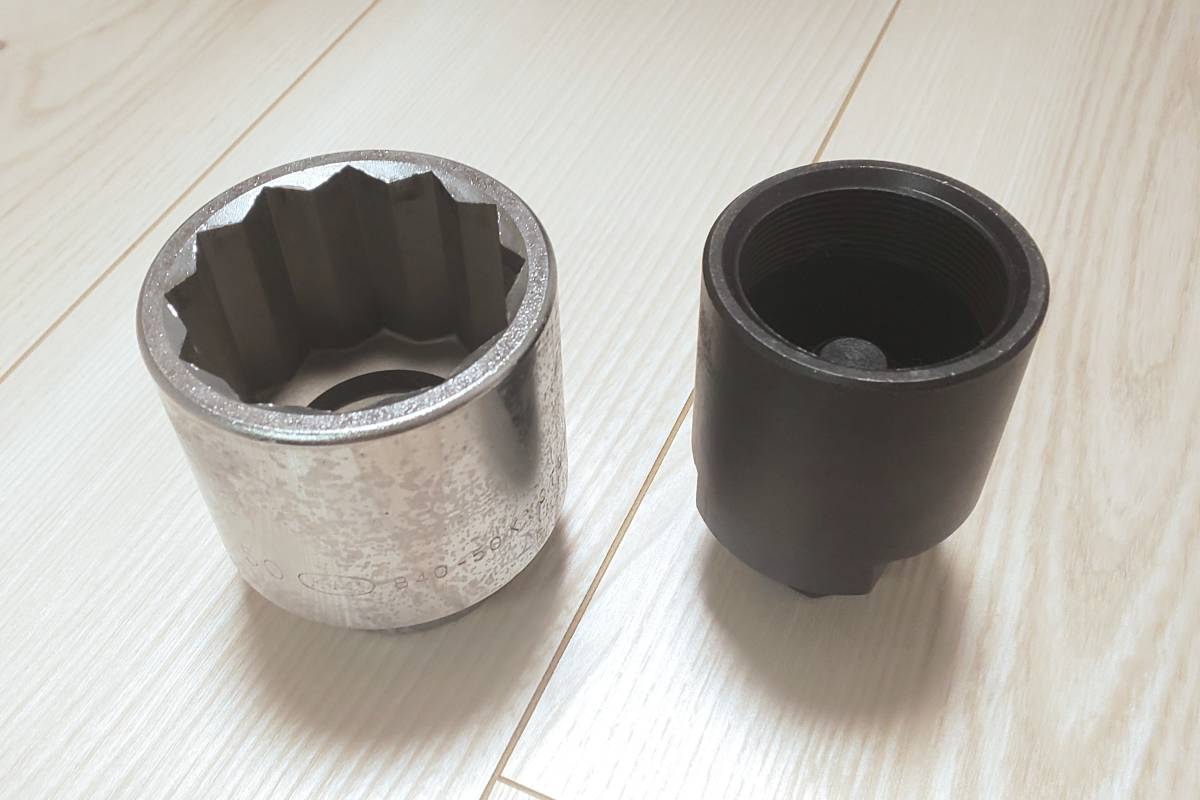 GV73 GSX-R1100用　専用工具（ローターリムーバー）と５０ｍｍソケット：油冷ＧＳＦ１２００