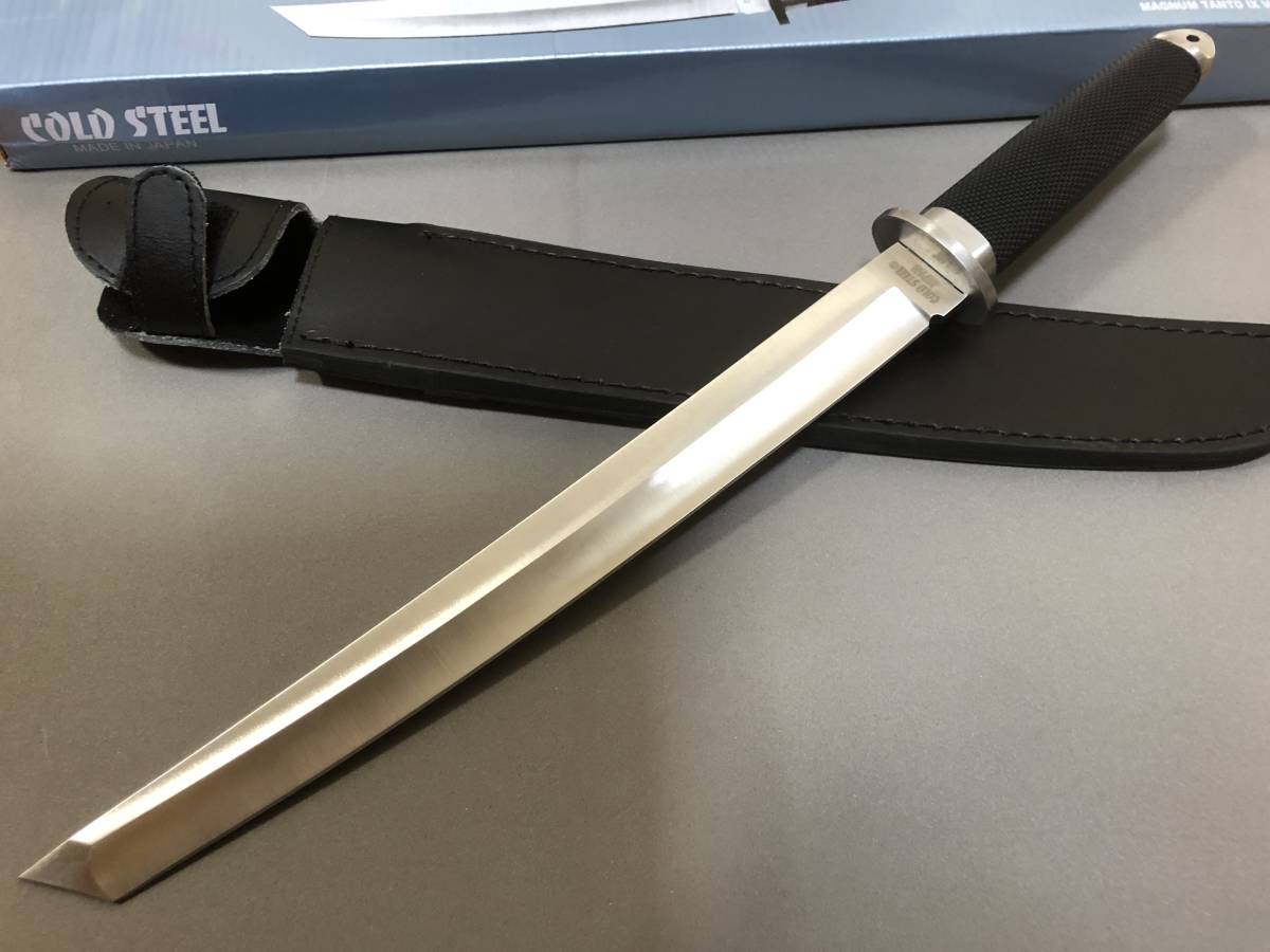 COLD STEEL MAGNUM TANTO マグナム タントー (L) IX VG-1 SAN MAI 42cm レザーシース付き