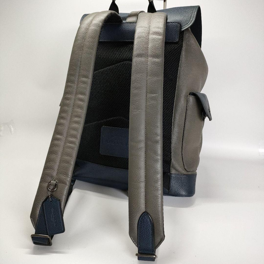 1円【極美品】COACH コーチ メンズ ハドソン リュックサック バック