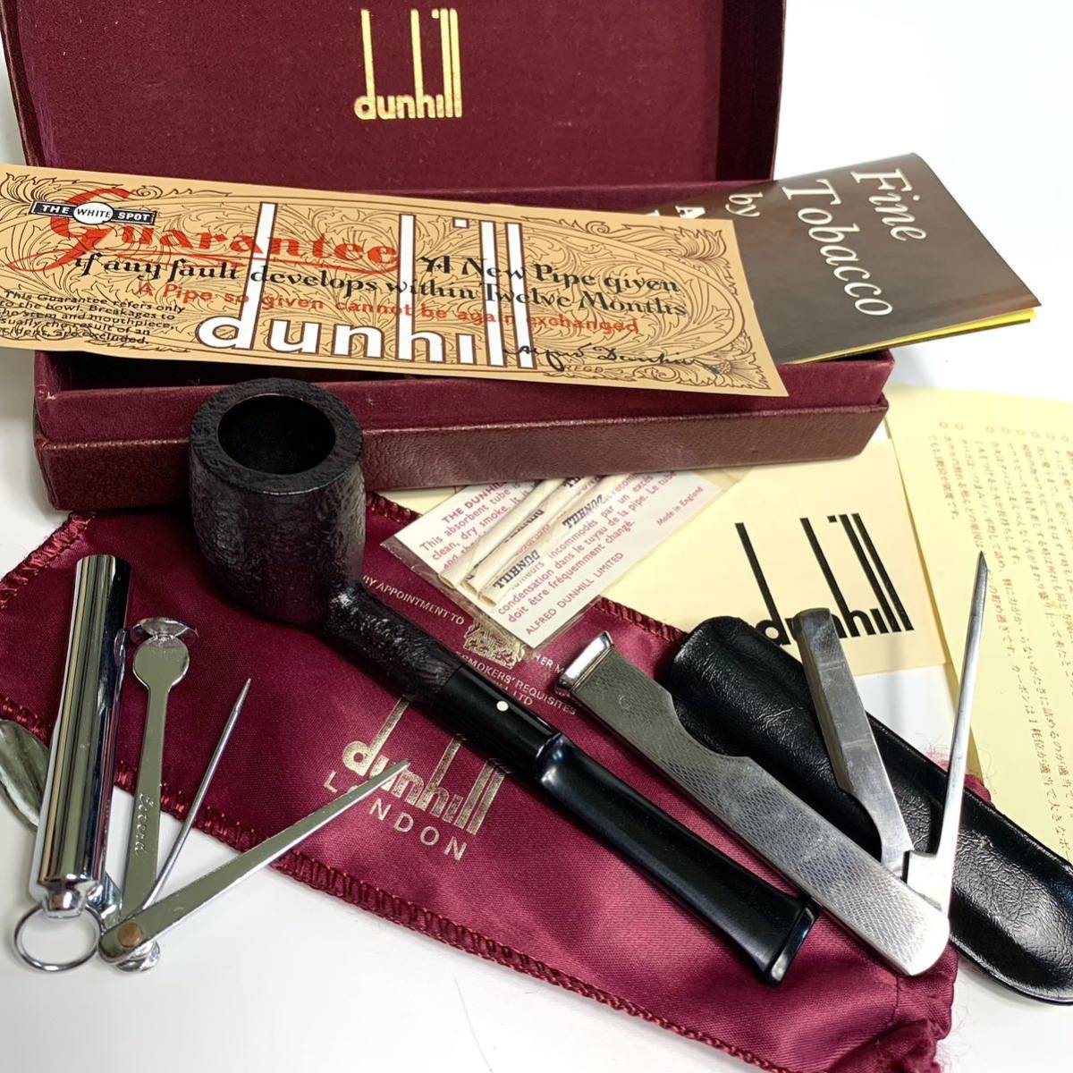 1円 未使用 ダンヒル dunhill パイプ キセル SHELL BRIAR ENGLAD 