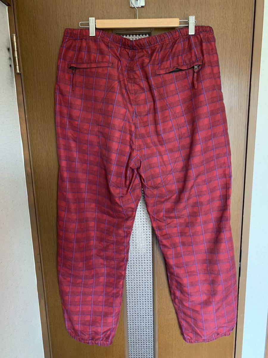 シュプリーム Supreme 2020年春夏 Track Pant グレンチェック ポリエステル トラックパンツ XLチェックパンツ UNDERCOVER 