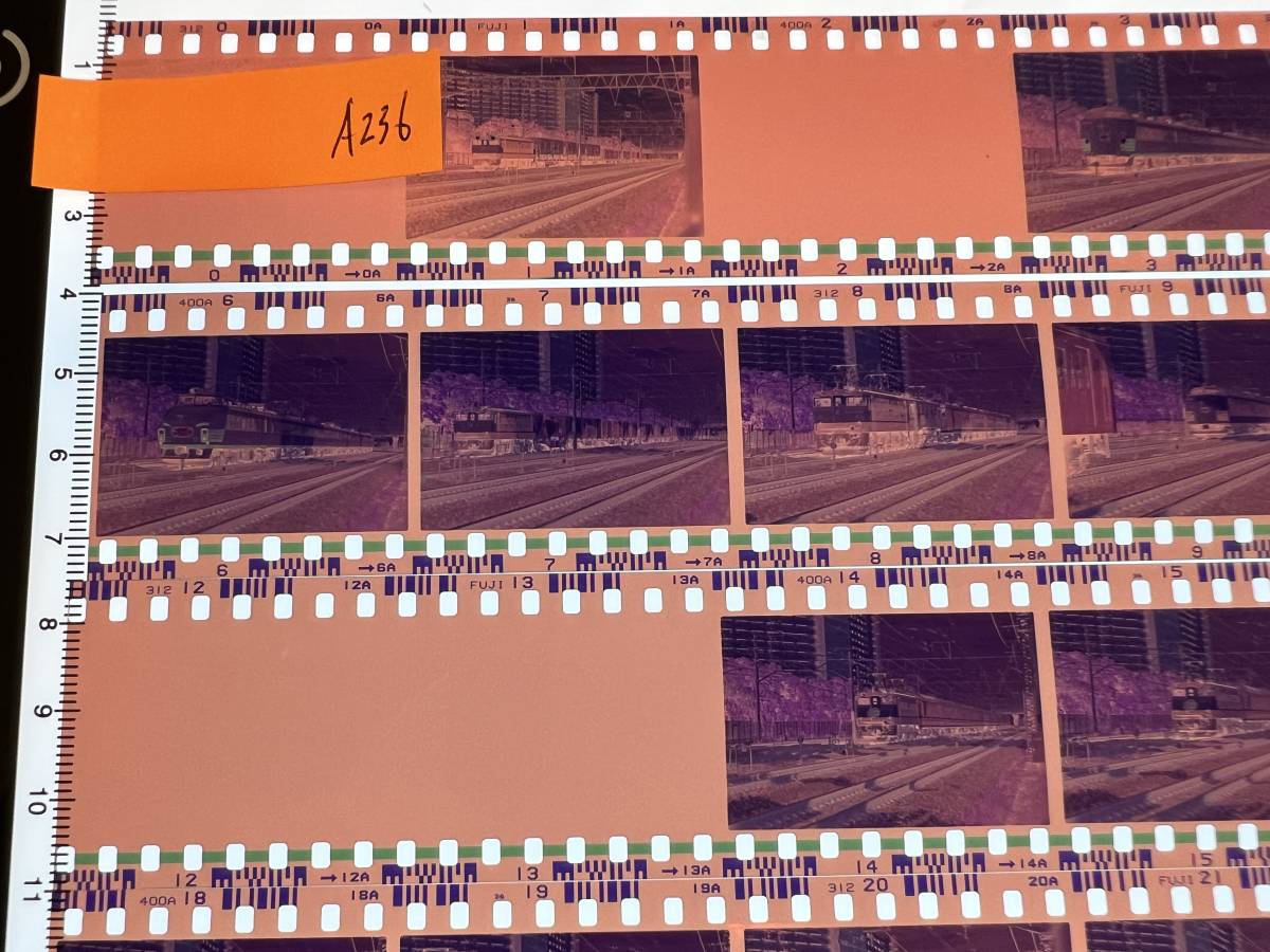 古い鉄道写真ネガ】あさま/EF64 出羽/EF651053 あけぼの/EF651019□A