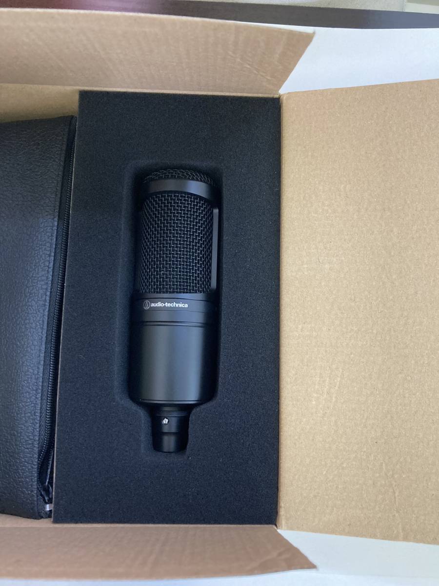 ほぼ未使用 audio-technica AT2020 コンデンサーマイク 配信 1円～【ほぼ未使用品】Audio-Technica AT2020 コンデンサー マイク