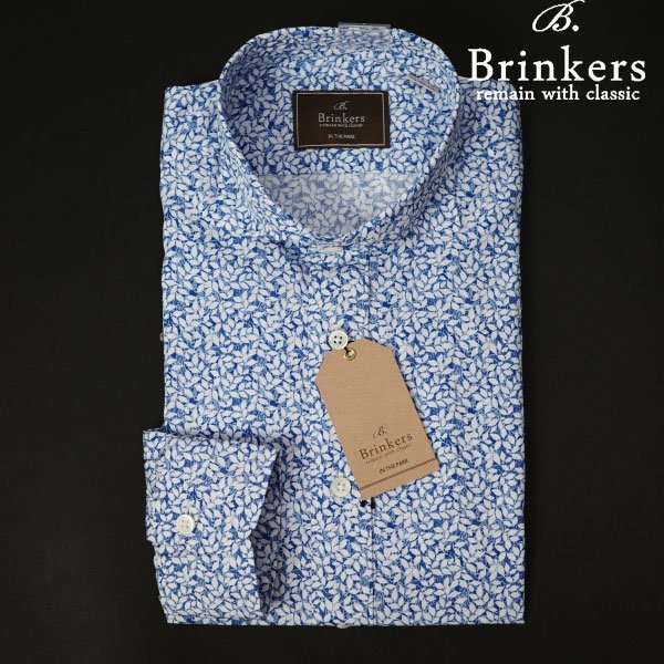 新品1円~☆定価1.2万 Brinkers ブリンカーズ コットン綿 長袖 花柄