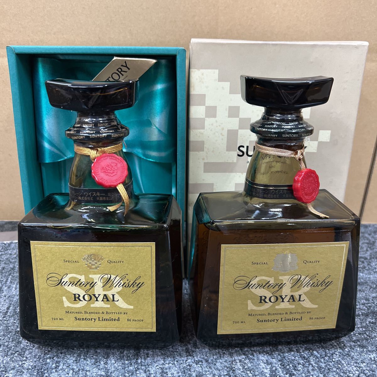 3. ☆未開栓☆ サントリーローヤル SUNTORYROYAL ウイスキー2本セット