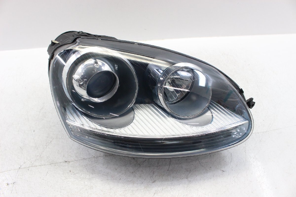 美品 VW ゴルフ5 1K GTI ヘッドライト 右 右側 HID 1K6 941 032 A
