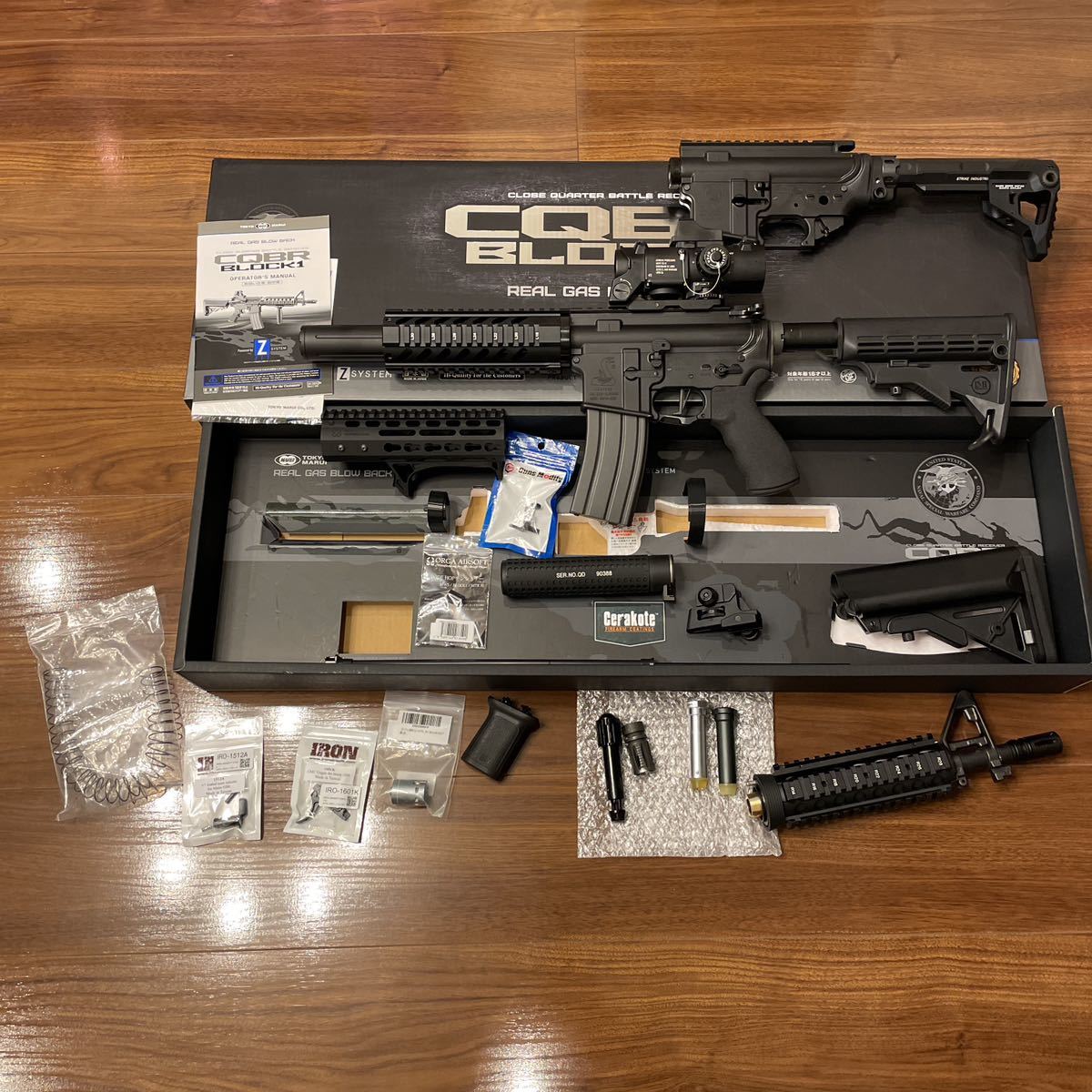 東京マルイ CQBR BLOCK1 ガスブローバック MWSカスタム CQBR 東京