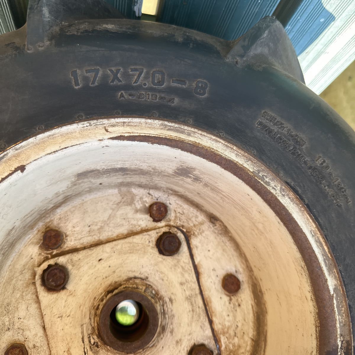 農機具タイヤ OHTSU 17×7.0ー8 2本セット タイヤ 2本セット オーツ