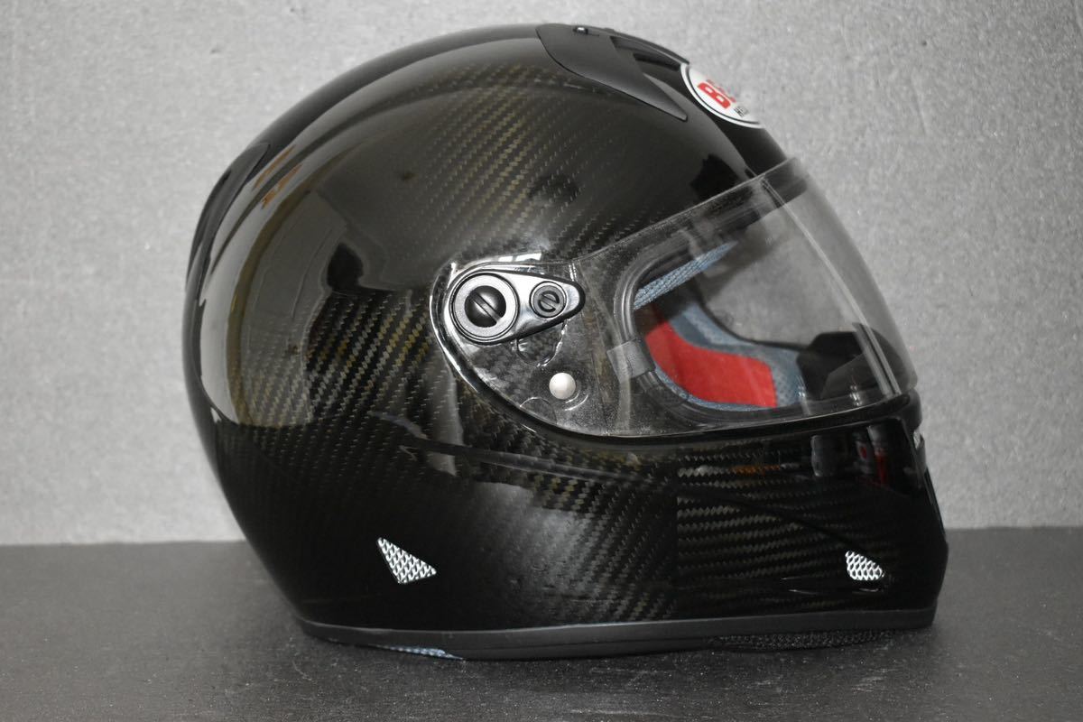試着のみ] BELL M5XJ カーボン Mサイズ 58-60cm 軽量 フルフェイス 