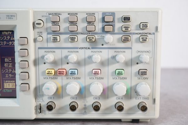 QS][T124680] Tektronix テクトロニクス TDS2014 デジタルストレージ