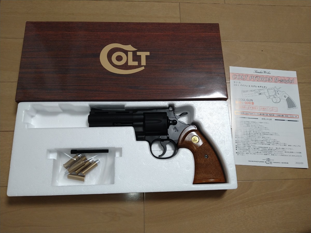 未発火】タナカ コルトパイソン 4インチ Rモデル HW