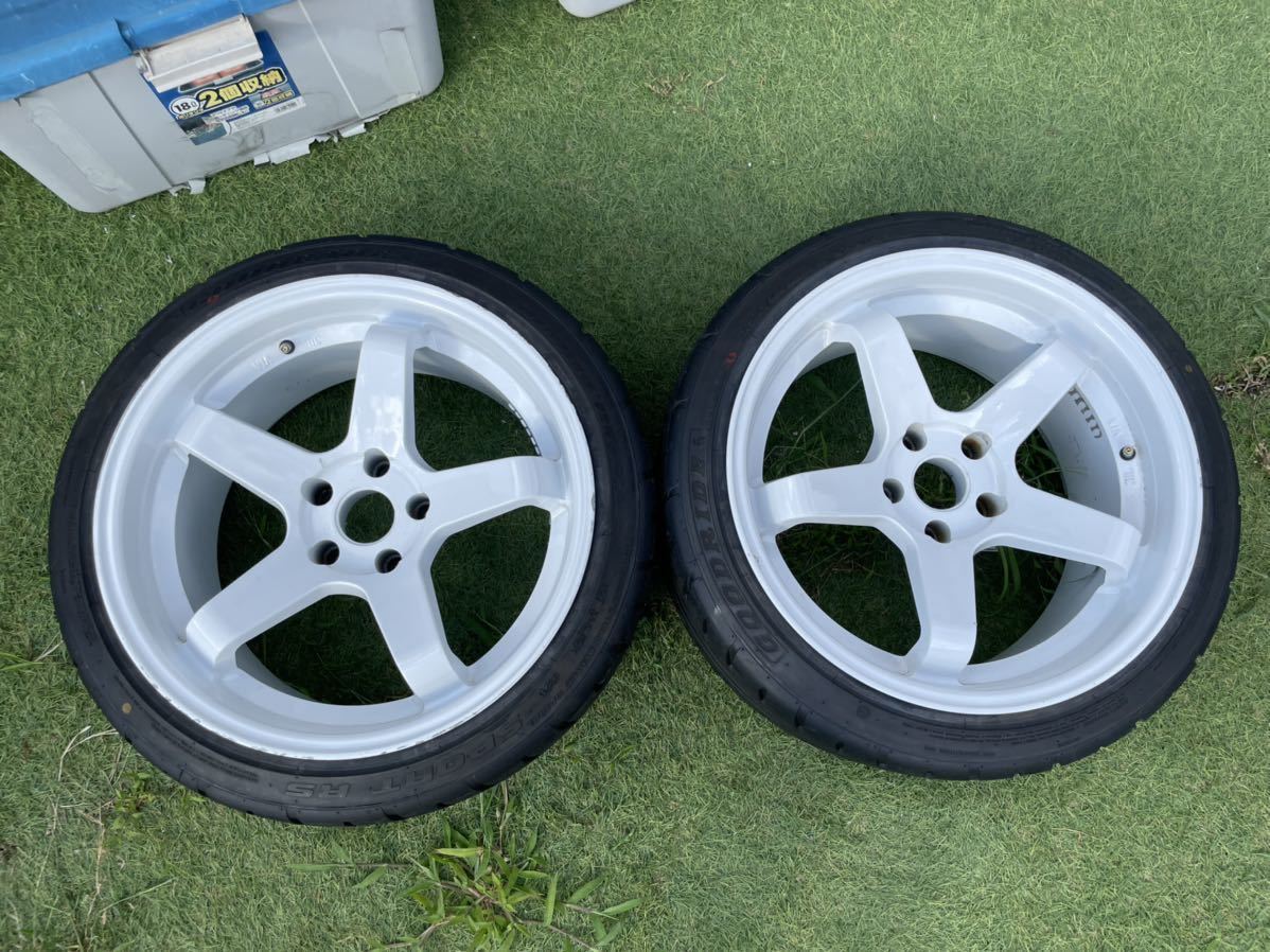 スタンスマジック 18インチ 9.5j 225/40r18 2本 5穴 114.3 ホイール 