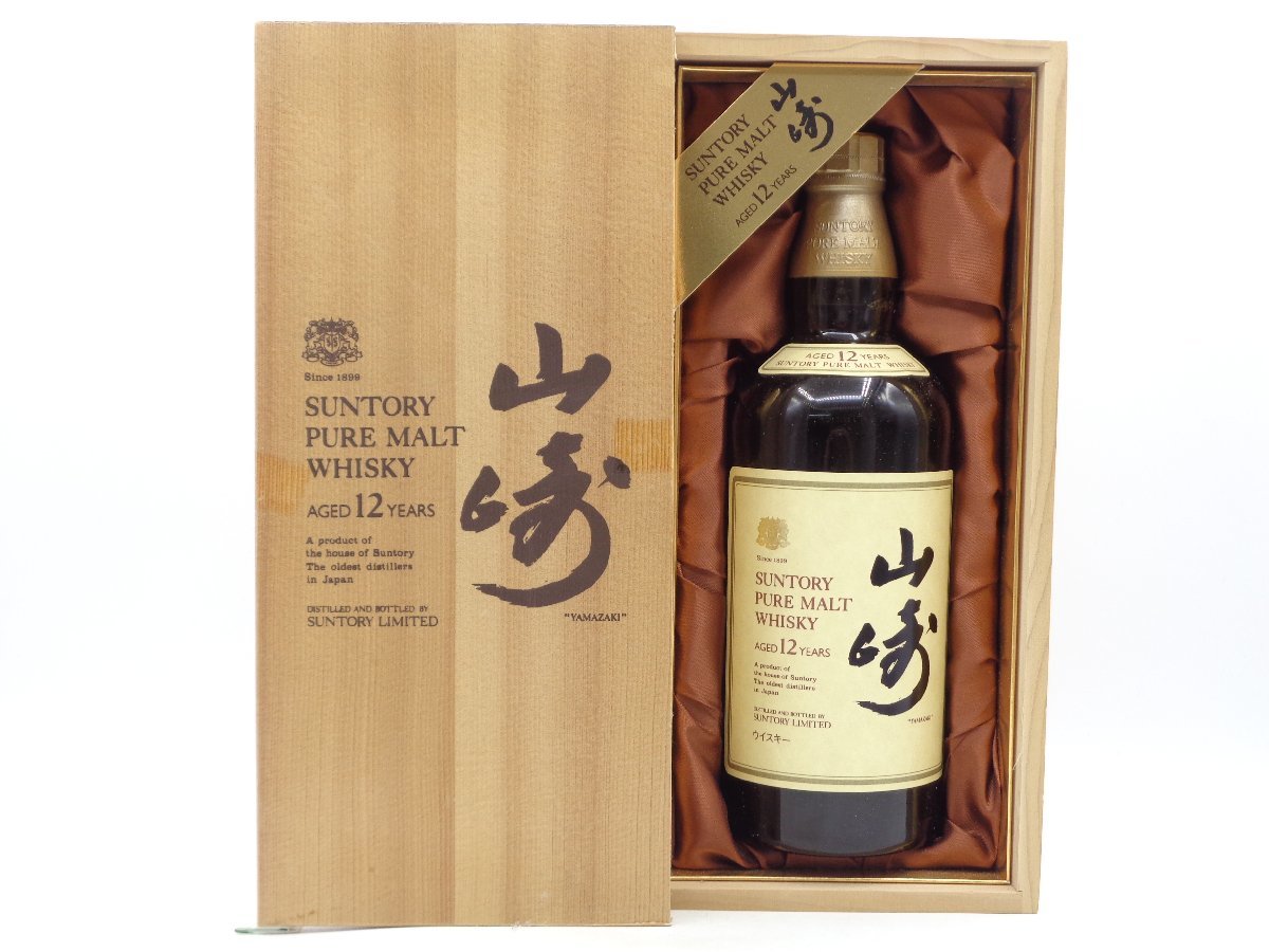 SUNTORY PURE MALT WHISKY サントリー ピュアモルト ウイスキー 山崎
