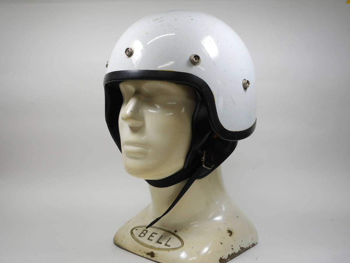 60s SHOEI D-4 ハーフヘルメット M ☆ 60年代 ショウエイ 吊り天井 HA 