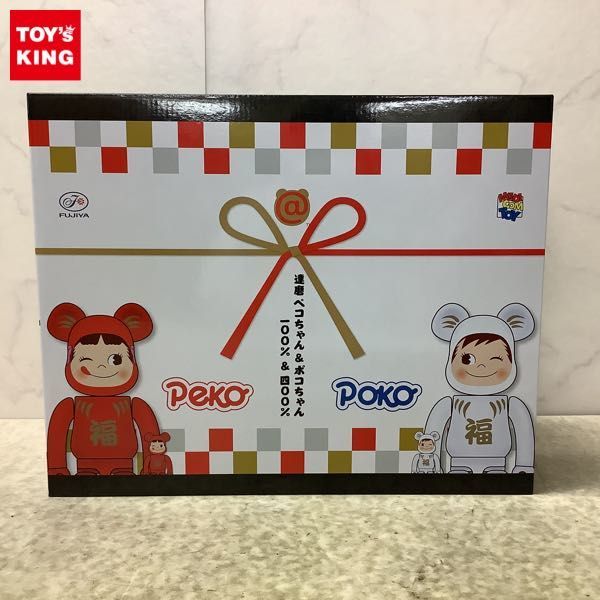 1円〜 未開封 メディコム・トイ BE@RBRICK ベアブリック 達磨ペコ
