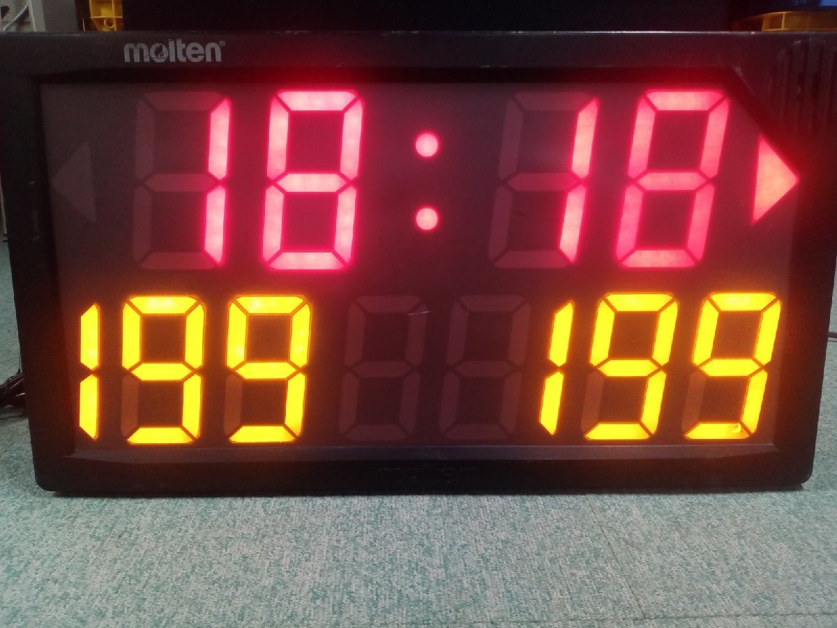 デジタイマー 動作可 MOLTEN TOP100X デジタイマ デジタル 得点版 