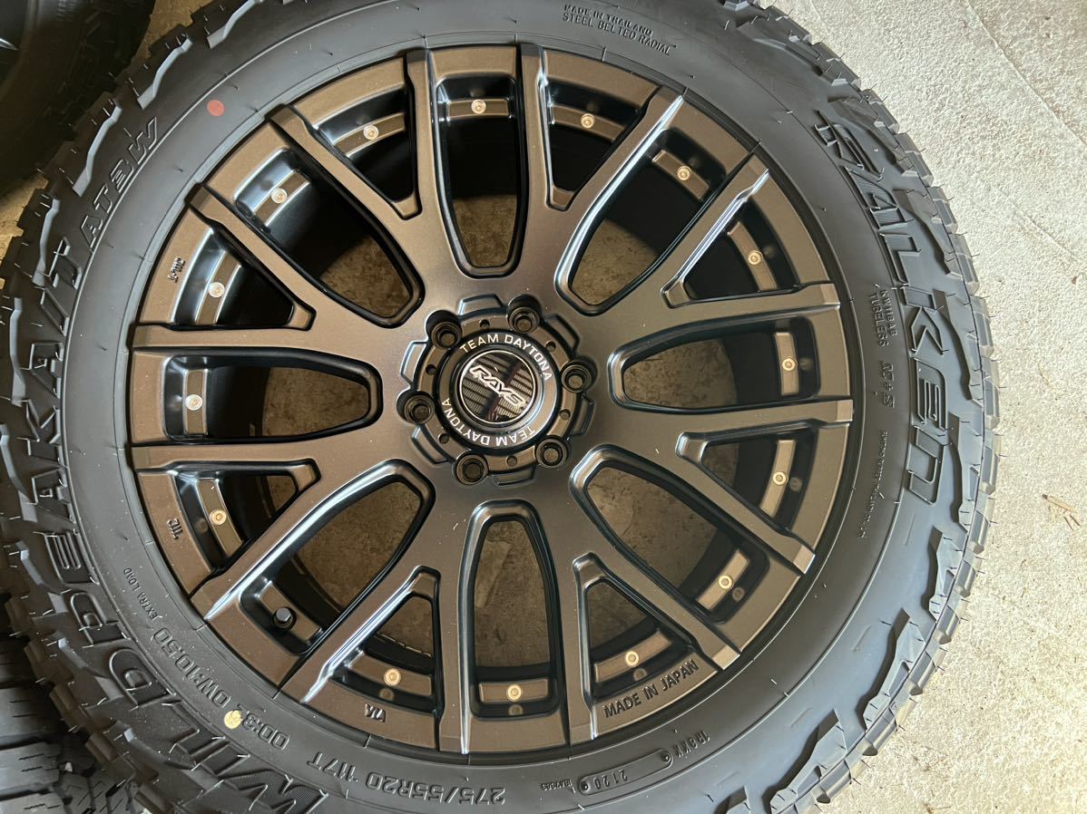 RAYS TEAM DAYTONA F8GAIN FALKEN WILDPEAK A/T3W 20インチ プラド
