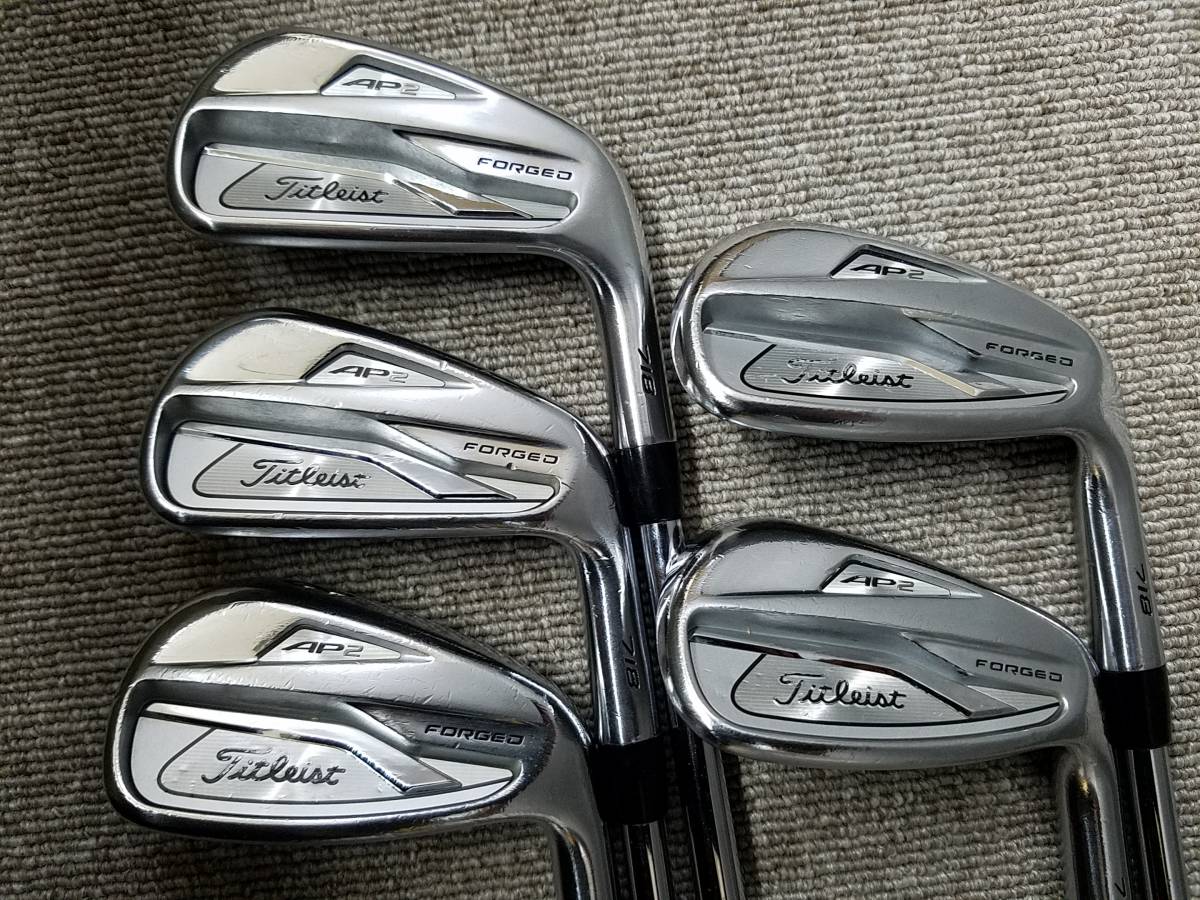 タイトリスト AP2 718 アイアン 6～PW(5本) 純正特注 RIFLE プロジェクトX (6.0) Titleist