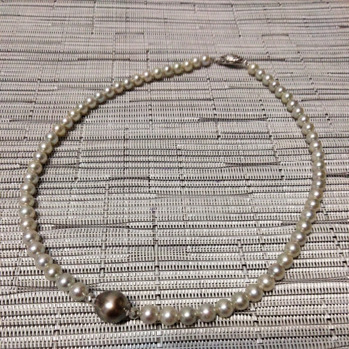 SILVER デザイン パール ネックレス 6.0〜11.0mm | KOLSAN.COM