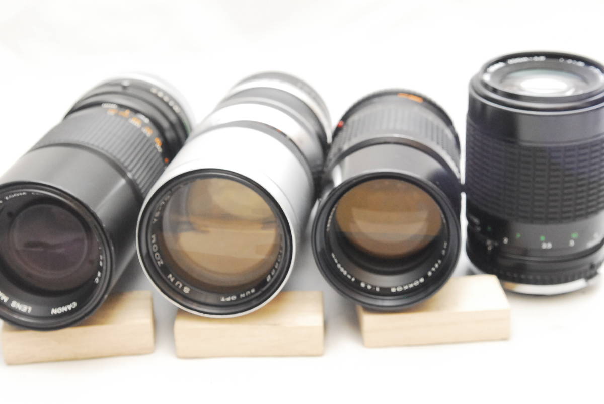 | OLYMPUS PEN Venus for ONE オールドレンズ　4点　（まとめ売り） 0826-03