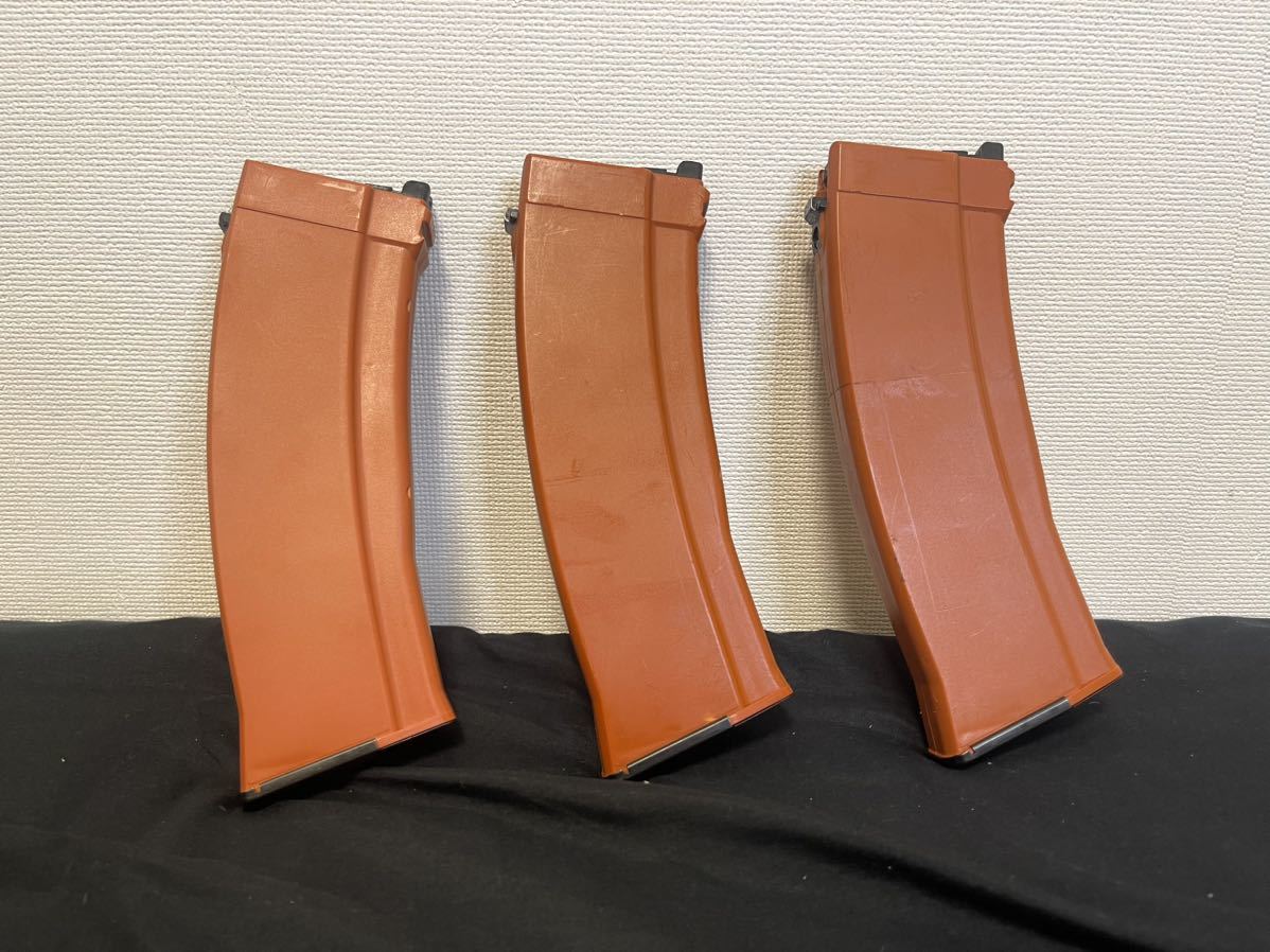 GHK製AKシリーズ用5.45mmタイプ CO2マガジン 3本セット 検)マルイ VFC 