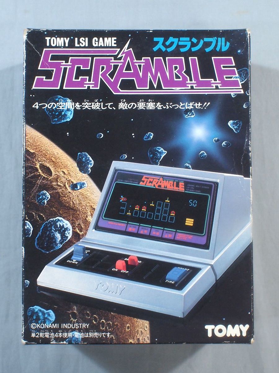 □当時物 トミー LSIゲーム スクランブル 電子ゲーム レトロゲーム 