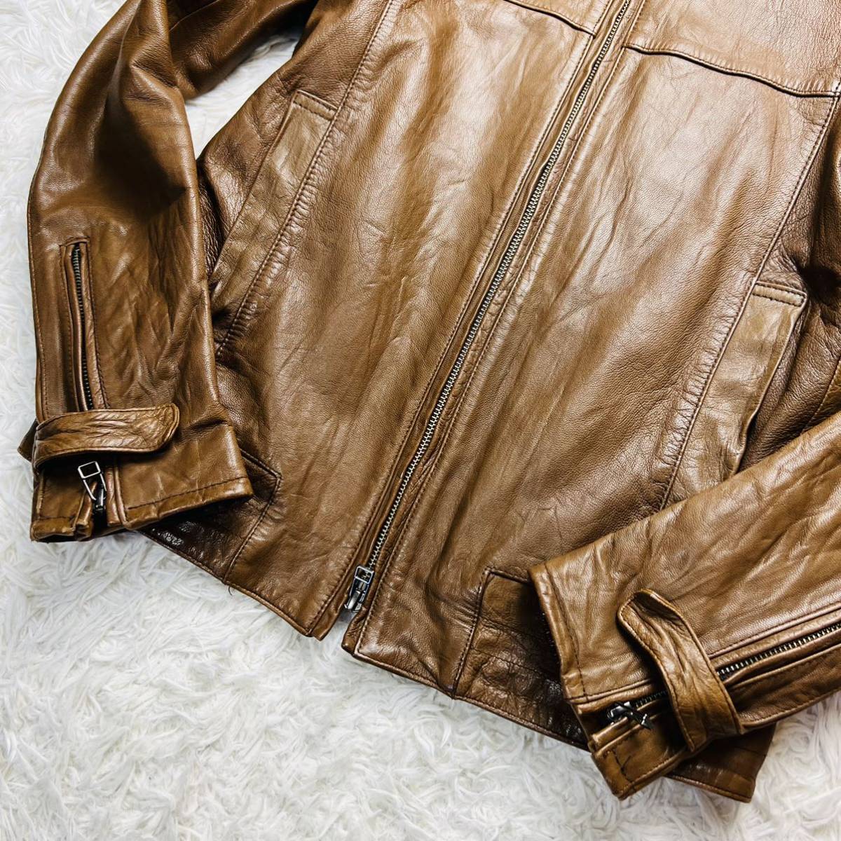 美品】Calvin Klein カルバンクライン CK39 ライダース 