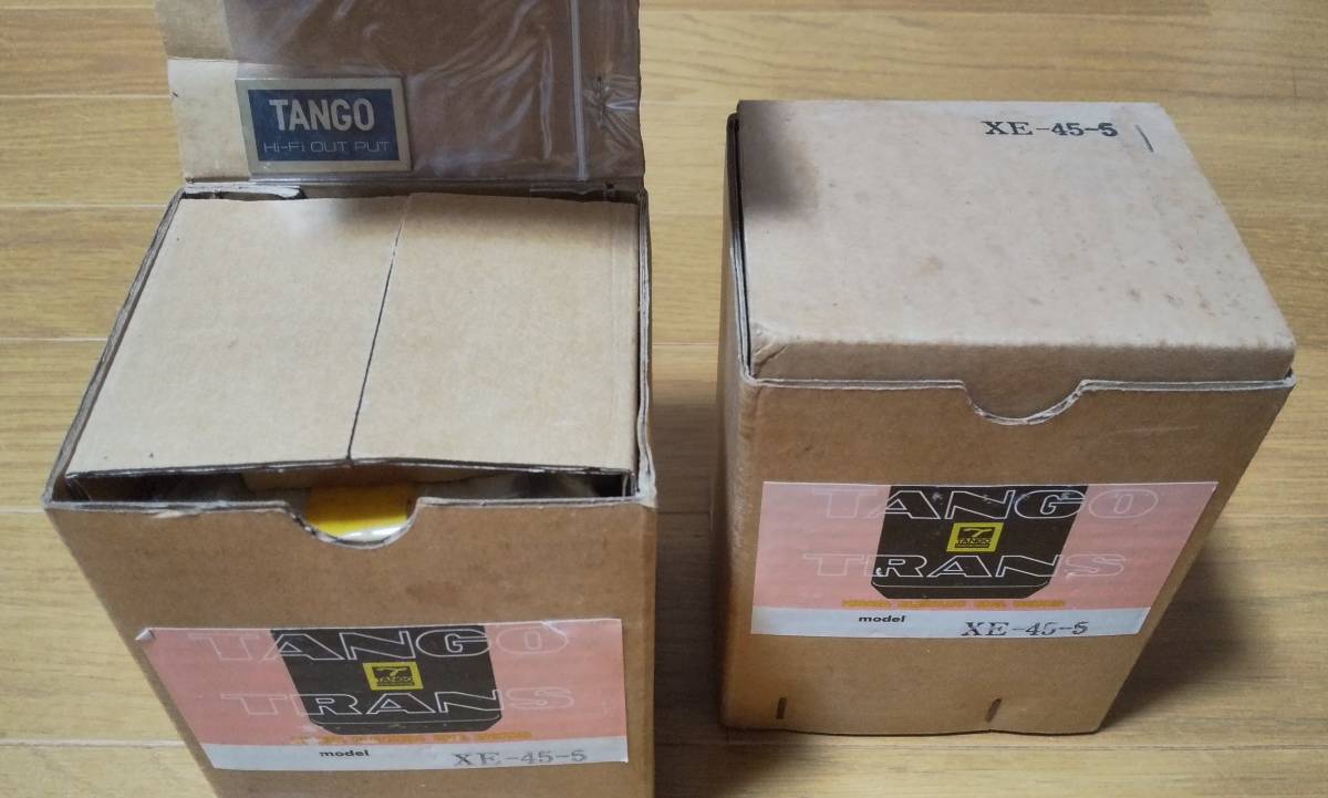 TANGO XE‑45‑8 金色ペア 出力トランス 説明書・グラフ付 TANGO XE‑45‑8