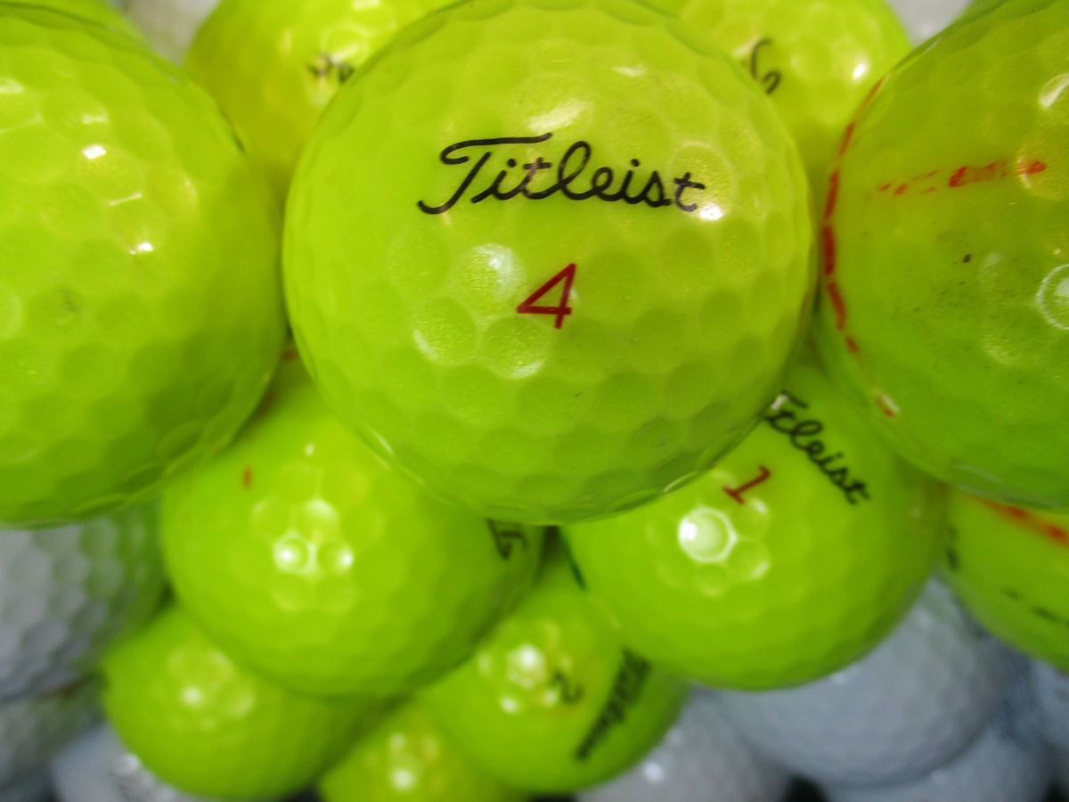 専用箱無し 6218【特A2級】タイトリスト Titleist PROV1/PROV1X [イエロー