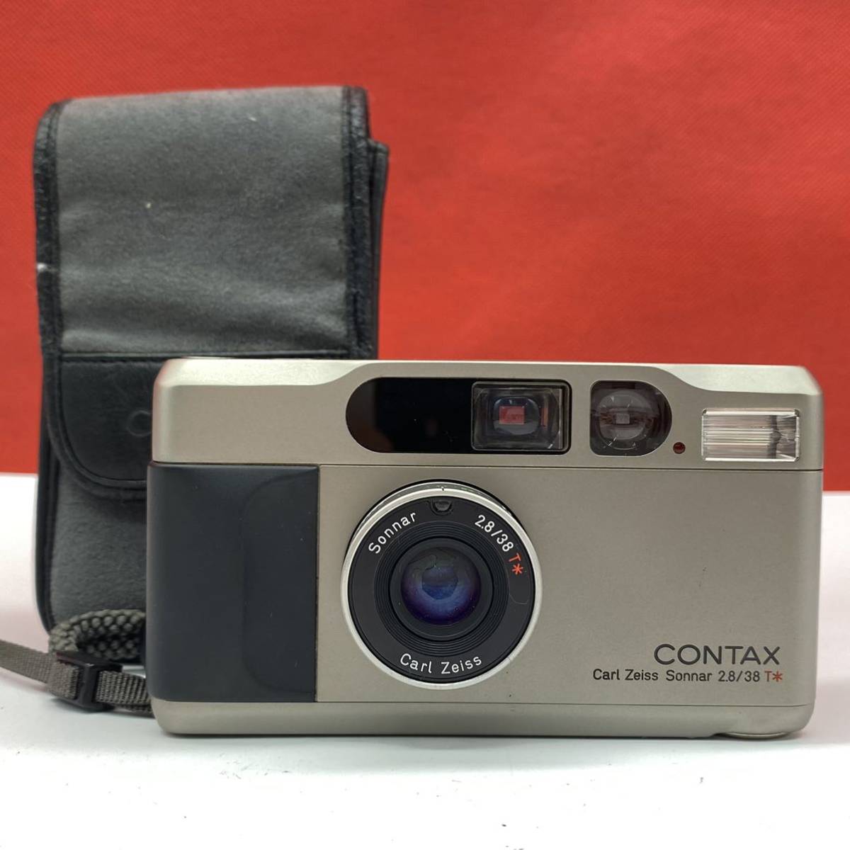 美品CONTAX コンタックス CONTAX T シルバー フィルム コンパクト