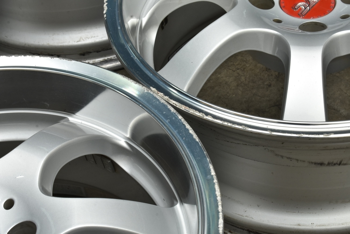 深リム】RAYS SEBRING ITC-SPORT 16in 7J +38 PCD100 4本 アクア 
