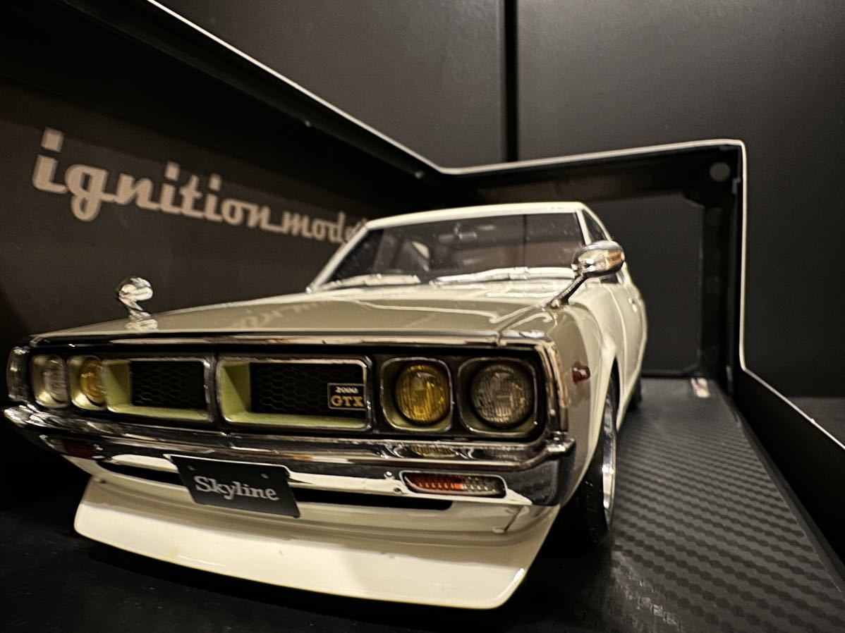 新品] 1/18 IG1979 Nissan Skyline 2000 GT-X (GC110) White