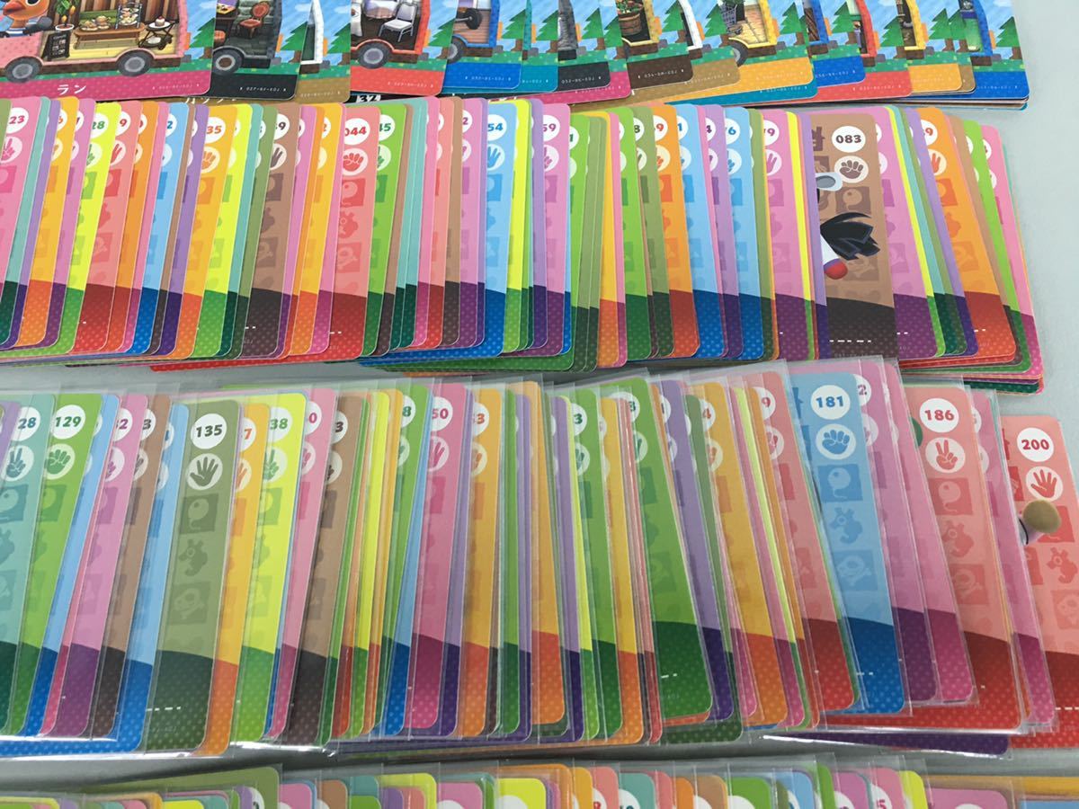SU□ どうぶつの森 amiibo カード まとめて 459枚 大量セット シール 
