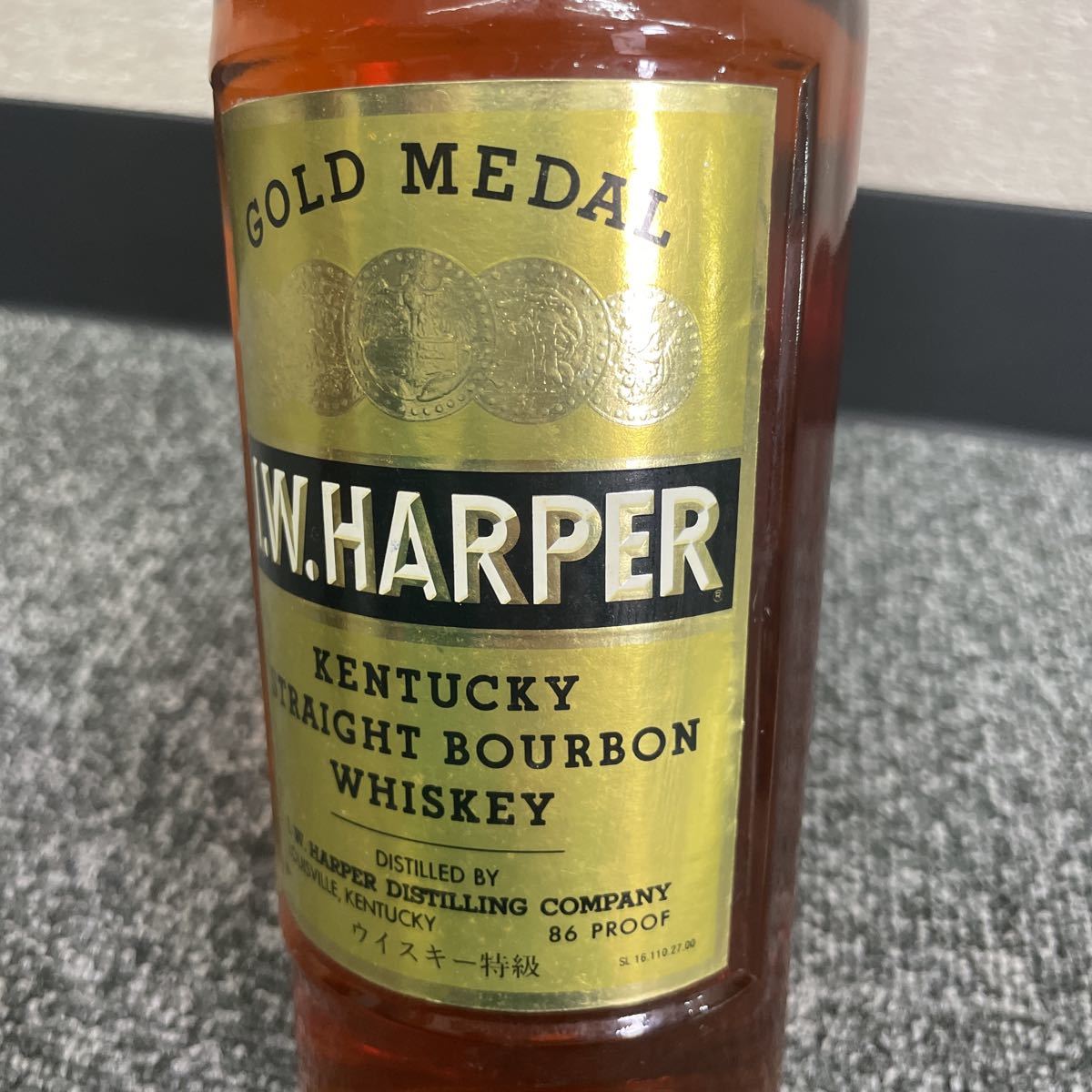 IWハーパー ゴールドメダル バーボンウイスキー 特級 I.W. HARPER GOLD