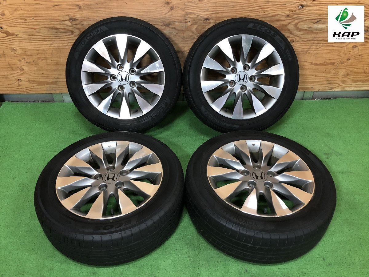 ホンダ純正　16×6.5J　ホイール ＆ タイヤ　YOKOHAMA　205/55R16　4本セット　～ シビック 他 ～ 【個人宅配送不可】